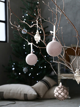 ガラス製 星形 ランプ クリア クリスマス オルネドフォイユ サラグレース