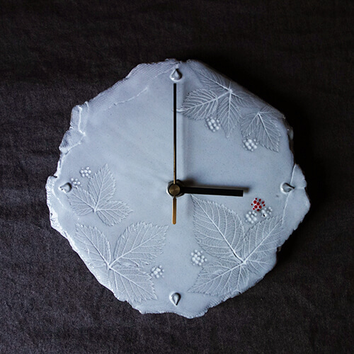 Junclay 陶器の時計